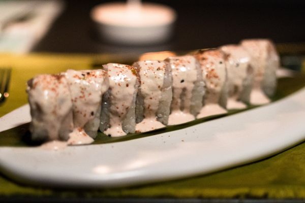 Il menu sushi del rooftop di Risorgimento Resort